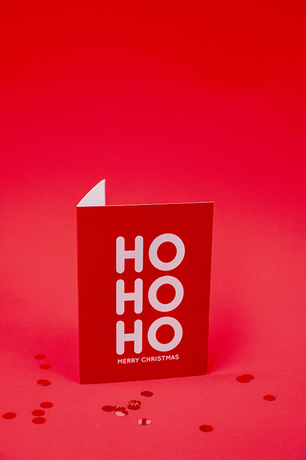Ho Ho Ho Christmas Card
