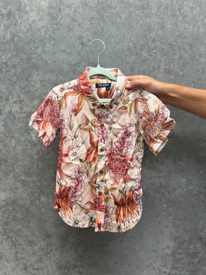 Sample Sale - Kids Botanical Shirt Size 4