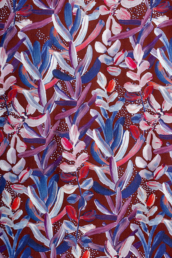 Kids Bow Tie - Protea Burgundy