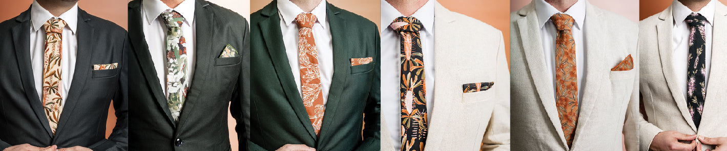 What tie goes with a green suit