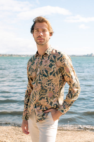Long Sleeve Shirt - Byron Banksia