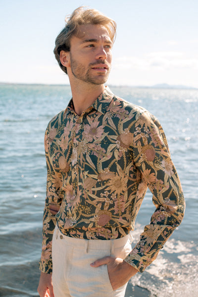 Long Sleeve Shirt - Byron Banksia