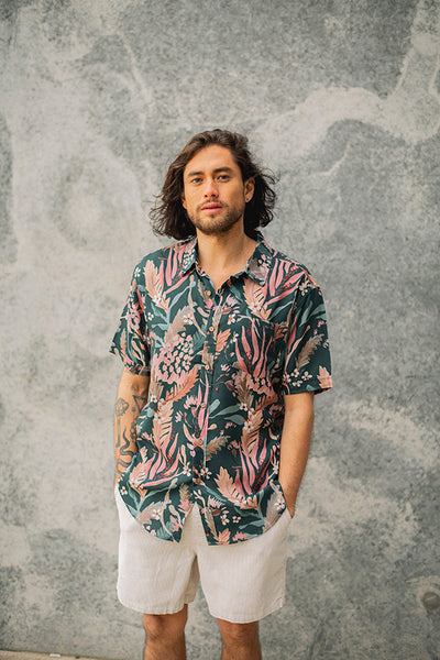 Men's Shirt Short Sleeve Natives - Peggy & Finn main image 0