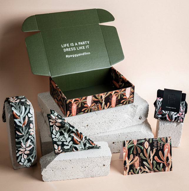 Tie Gift Set featuring Native Australian Designs. Perfect for Groomsmen Gift