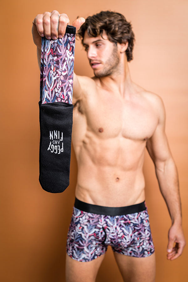 bamboo undies protea burgundy