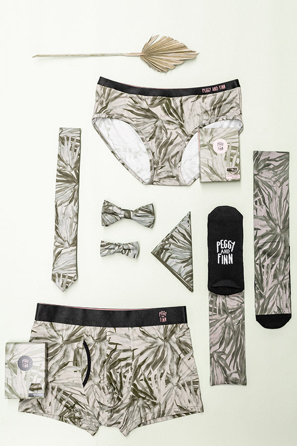 Wedding Bow Tie - Fan Palm Sage