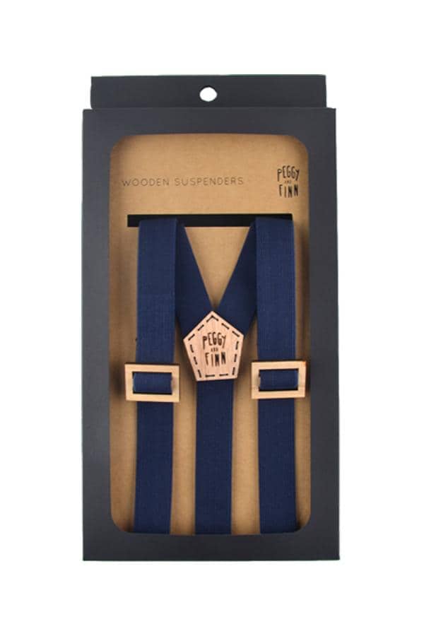 Charlie Wooden Suspenders Groomsmen