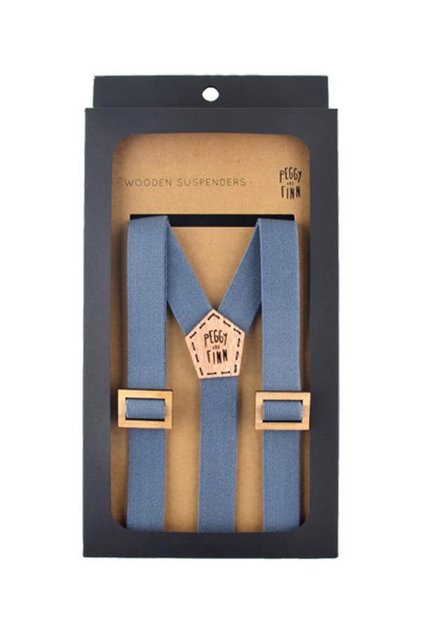 Wooden Suspenders Harry Wedding boy