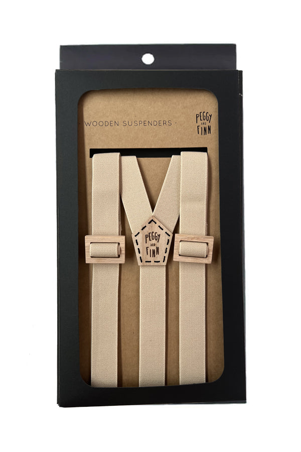 Wooden Suspenders - Mason