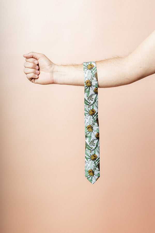 Wedding Tie - Banksia Grey