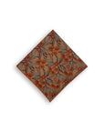 Pocket Square - Flowering Gum Terracotta