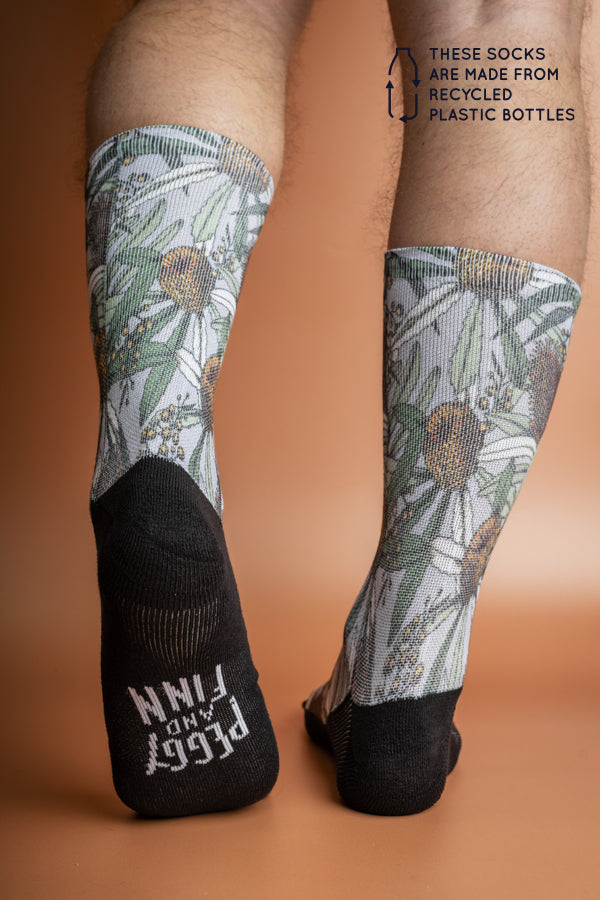 Recycled Socks - Banksia Grey