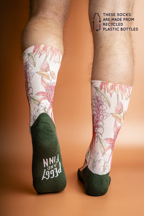 Recycled Socks - Botanical