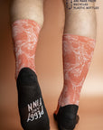 Recycled Socks - Kangaroo Paw Burnt Orange