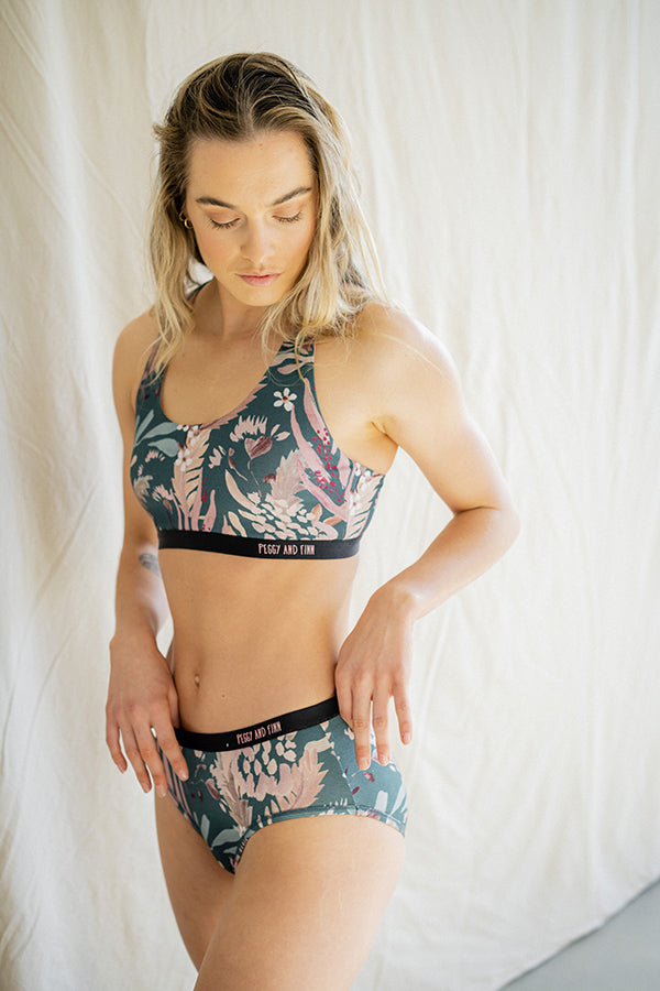 Women's Bamboo Underwear - Spotted Gum – Peggy and Finn